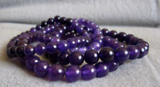 Armband aus Amethyst  •  ca. Ø 6.3/8.5 mm / ca.  14-20 cm  •  elastisch