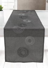 Tischläufer modern grau