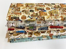 STEAM PUNK Stoff Baumwolle viktorianisch Vintage rustikal Grunge Rädchen für Patchwork