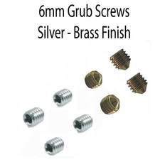 Madenschrauben für Spindeltürgriffe / Knöpfe, Metall, Teile - 6 mm Multipack