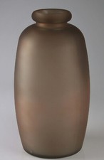 AM Design Bodenvase, mundgelasen, Höhe 35 cm braun