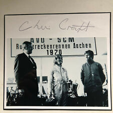 Chris Craft  - Formel 1 -  original Autogramm   - Größe 20 x 17  cm 