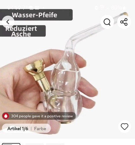 Mini portable water bong klein - portable,