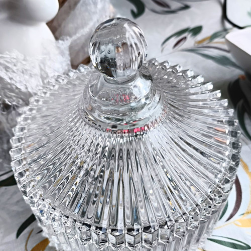 Glas bonboniere transparent - glas,