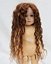 KRE-24 Perücke  Echthaar Lange Dauerwelle  KU 27-28