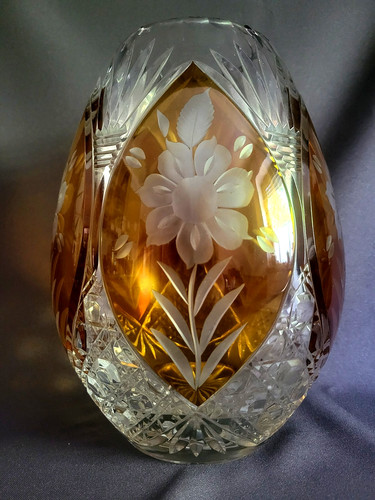 Rückl nižbor kristall vase - rückl,