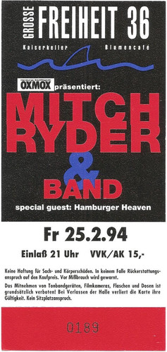 Mitch ryder concert 1994 - mitch,
