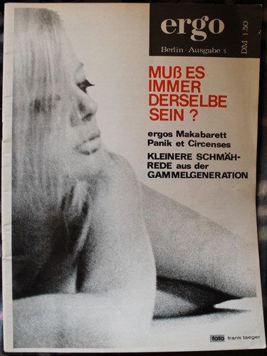 Zeitschrift ergo berlin 67 - berlin, 5/67
