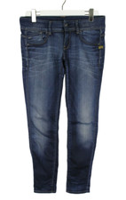 G-STAR Lynn Mid Skinny Jeans Damen W28/L28 Stretch Whiskers Verwaschenes Blau