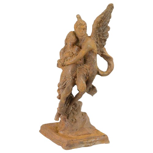 Figur gusseisen rostoptik amor - gusseisen,