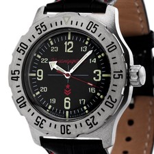 Komandirskie VOSTOK 24 Stunden Uhr K-35 Automatik 2415/350515 Uhrwerk mechanisch