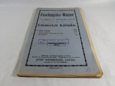 Faschingsfee-Walzer-Operette-EMMERICH KALMAN, Verlag Weinheber -12 Instrumente