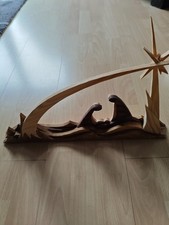 Holzbogen Krippenszene Weihnachten, echte Handarbeit