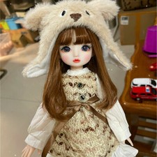 30cm BJD Doll Puppe 1/6 MSD Mädchen Geschenk Puppen mit Kleidung DIY Outfit toy