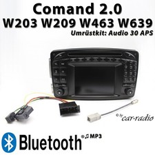 Original Mercedes Comand 2.0 Bluetooth Radio W203 W209 W463 W639 Autoradio Set1
