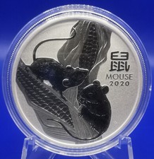 1oz Lunar III 2020 - 2024 Maus Ochse Tiger Hase Drache Silber 999 Australien