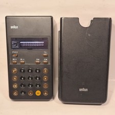 Braun Design alter Taschenrechner Type  4955700 Funktioniert!