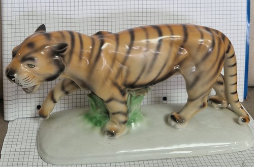 Tiger figur porzellan vintage - figur,
