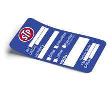 60 x STP OIL Service Stickers