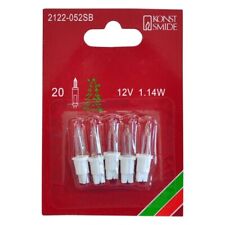 Konstsmide 2122-052SB Ersatz Birne Lämpchen Lampe für Lichterketten 1,14W 12V