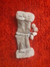 Flauschig warme Armstulpen mit Fell, Wildlederimitat, Einheitsgröße NEU