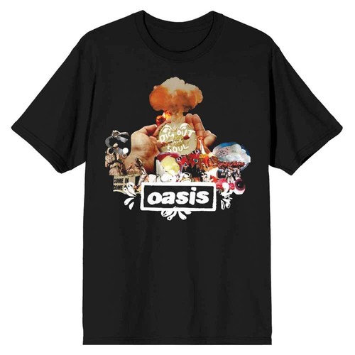 Oasis shirt atomic - oasis, collage