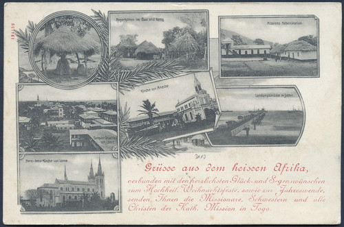Togo 1907 ansichten - ak,
