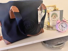 Damen Tasche Neu mit Eticket Blau Handtasche Tasche