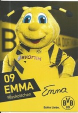 Maskottchen EMMA - Borussia Dortmund - 2014/2015 - Autogrammkarte - Druck