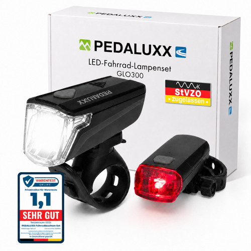 Pedaluxx fahrradlampe set - set, i