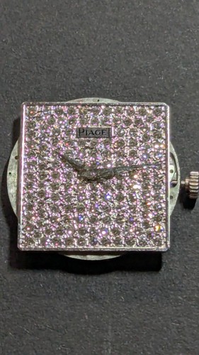 Piaget k18wg pave diamond dial - k18wg,