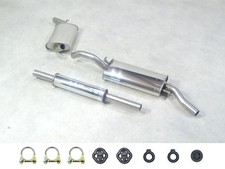 Edelstahl Auspuff Set NEU für