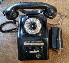 Siemens & Halske Wähltelefon + Tasten, Vintage, Teil einer Reipos-Telefonanlage