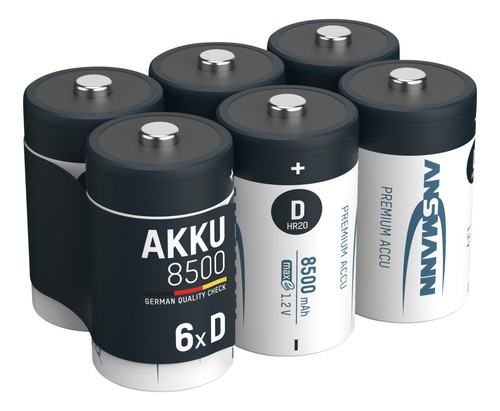 Ansmann akku 8500mah - 8500mah, mono