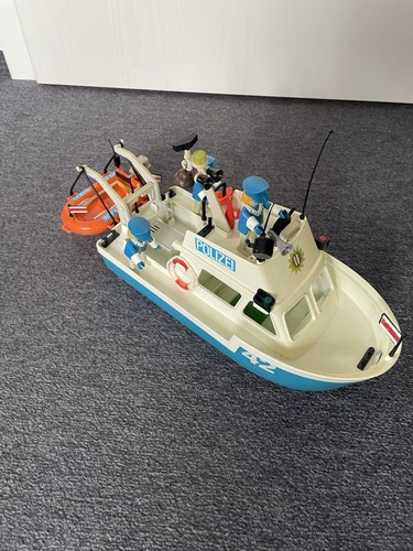 Playmobil polizeiboot vintage - vintage,
