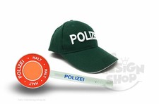 Polizeikelle Licht Polizeimütze Set Karneval Polizei Kinder Spiel Wachmann 