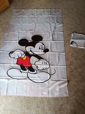 Vorhang Disney Mickey Mouse 2 Teile je 129  x 206 cm Gardine Kinderzimmer 