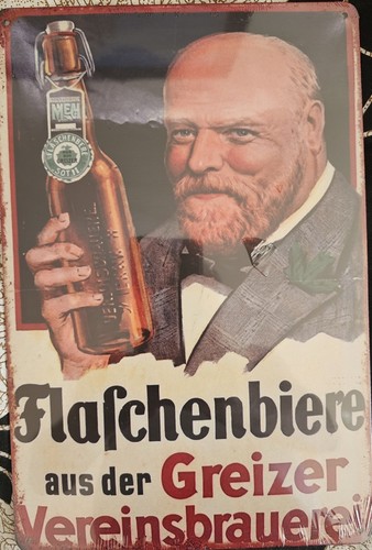 Blechschild