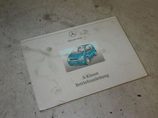 Bedienungsanleitung Bordmappe deutsch, 2001 A-KLASSE (W168) A 170 CDI