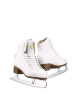 Jackson Mystique Jugend Eiskunstlauf Schlittschuhe - Weiß Schlittschuhe - Größe UK Y13 / EU 32.