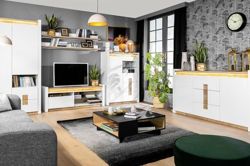 Moderne elegante vitrine mit - moderne,,