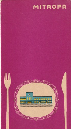Mitropa ddr speisekarte - mitropa,