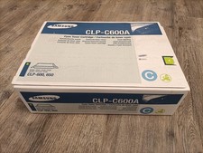 1x Original Samsung Toner CLP-C600A cyan  für CLP-600 CLP-650  Neu OVP