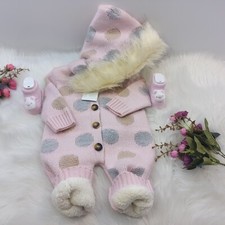 Baby Winter Strickoverall -