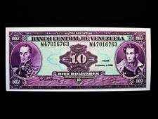 Venezuela  10 Bolivares  1992