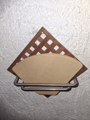Halter für kaffeefilter holz - halter,