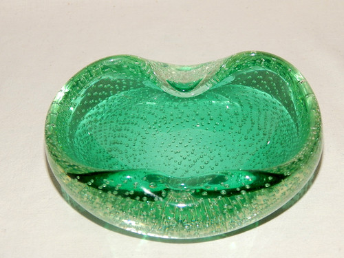 Schale murano hellgrünes - schale,