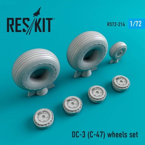 Wheels set 1 72 - (c-47), 1:72