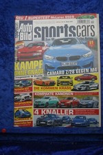 Auto Bild Sportscars 10/14 Camaro Z28 BMW M4 S65 AMG RS Q3 Oettinger Golf R 400