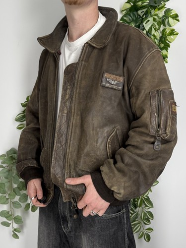 Redskins vintage lederjacke - redskins,